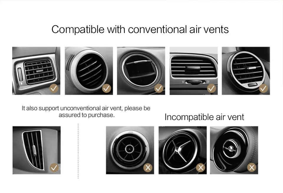 Cartoon Gravity Car Phone Holder – Air Vent Mount