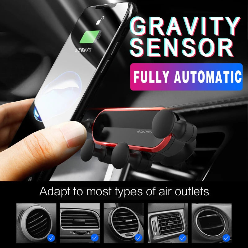 Cartoon Gravity Car Phone Holder – Air Vent Mount