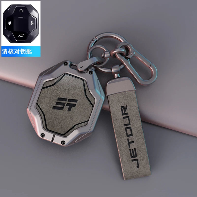 Smart Fob Key Case with Buckle for Jetour T2 / Traveller (2023–2024)