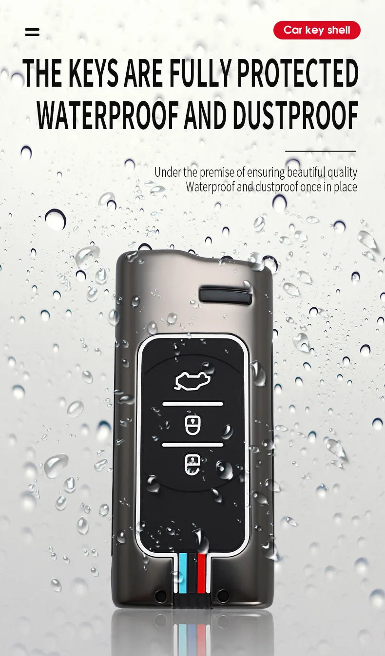 Zinc Alloy Remote Key Case Cover for Chery Tiggo & Arrizo Models