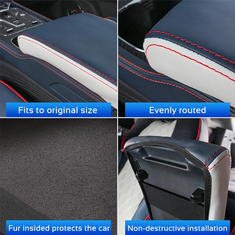 BYD Atto 3 Armrest Cover – PU Leather Pad