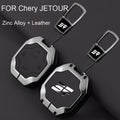 Zinc Alloy Leather Keychain for Chery Jetour T2 / Traveller