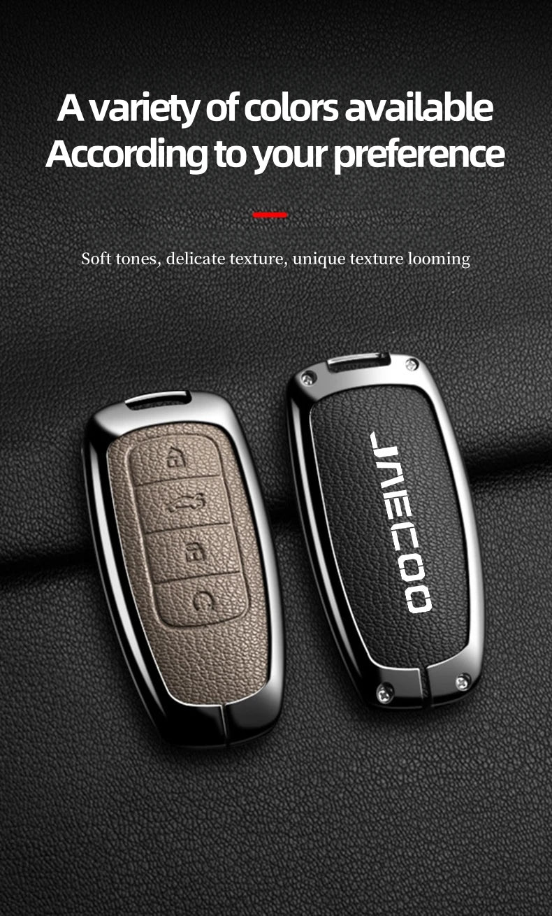 Galvanized Alloy Key Case for Omoda JAECOO J6, J7, J8, Phev 2023-2025