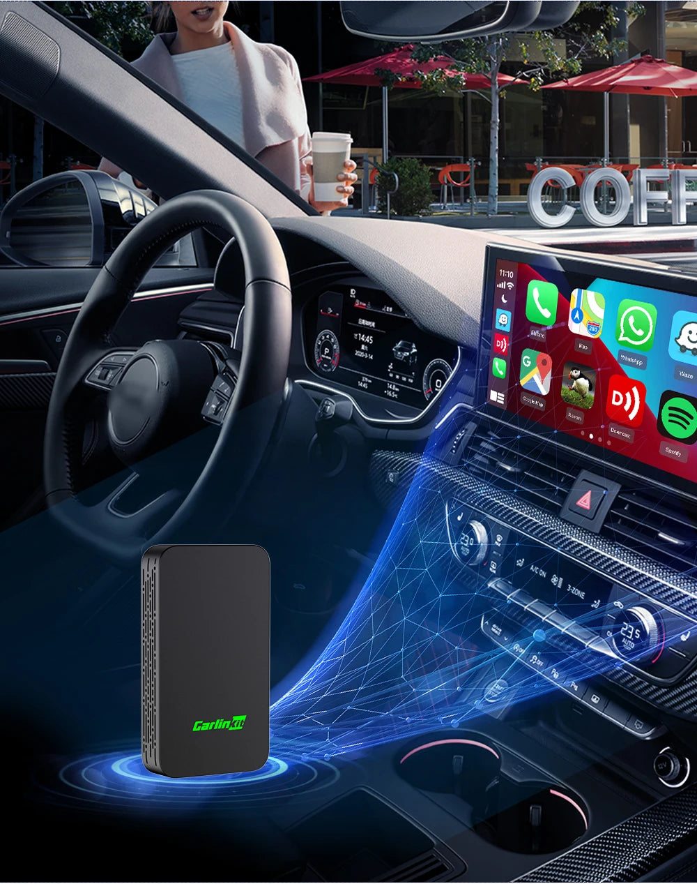 CarlinKit 5.0 Wireless CarPlay & Android Auto Adapter