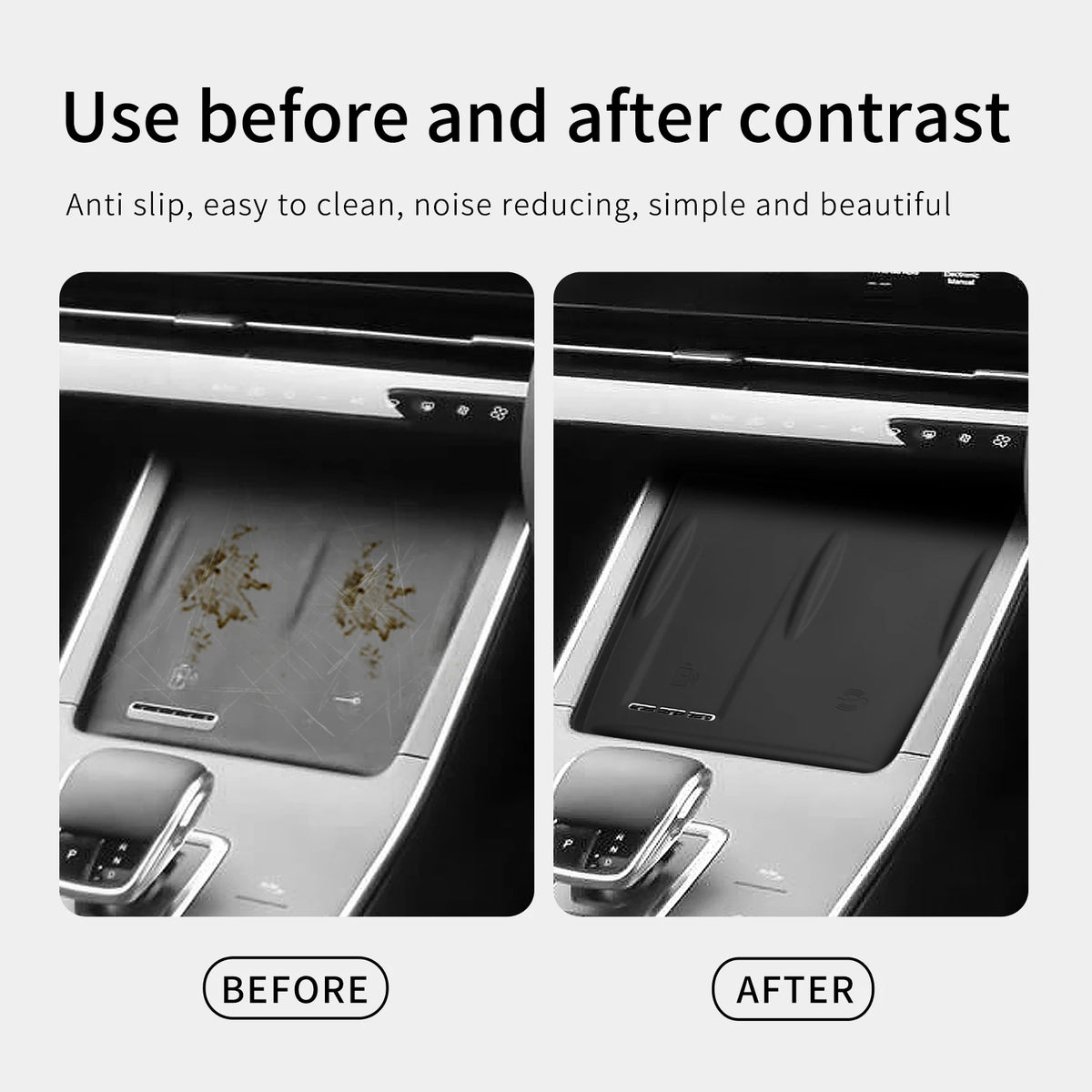 Anti-Slip Silicone Charger Pad for Chery OMODA 5 C5 Fuel 2022–2025