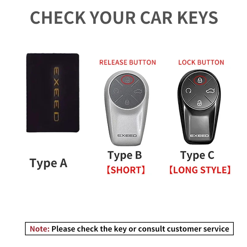 Leather Key Case for Chery EXEED – Stylish Car Fob Cover
