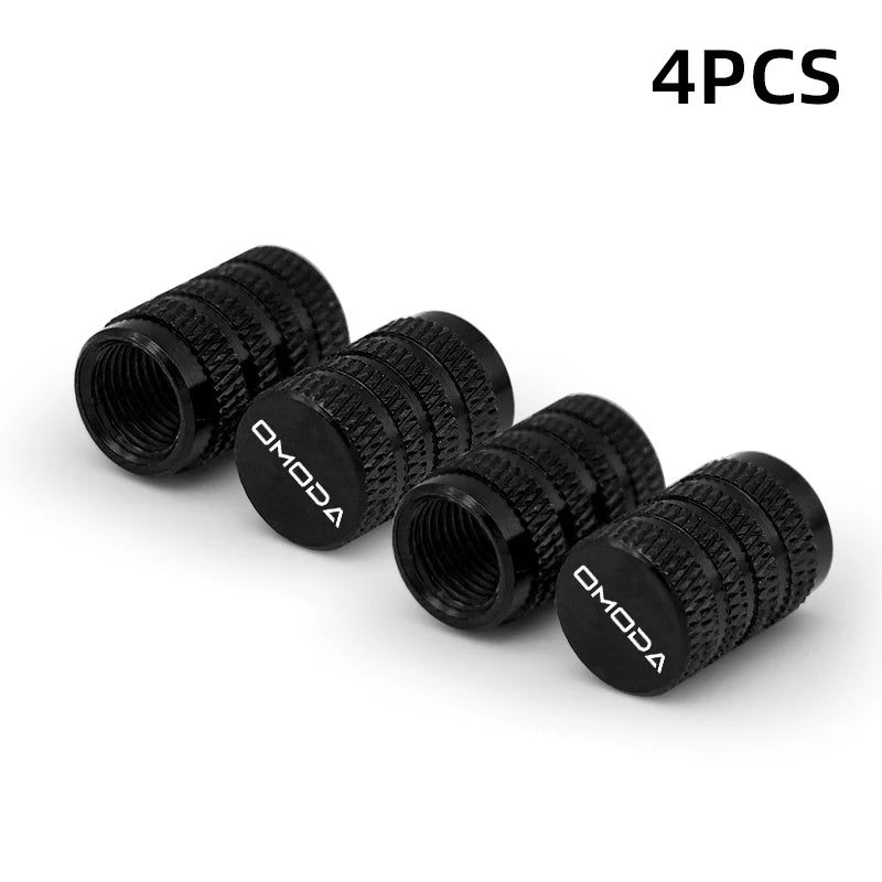 4Pcs Tire Valve Caps for Chery Omoda 5 FX – Dustproof Aluminum Covers