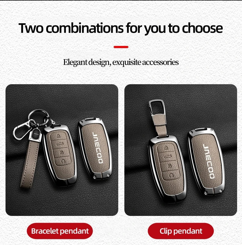 Galvanized Alloy Key Case for Omoda JAECOO J6, J7, J8, Phev 2023-2025