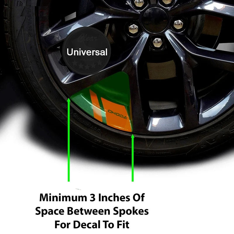 Omoda C5/C5 FX Wheel Stickers – 6pcs