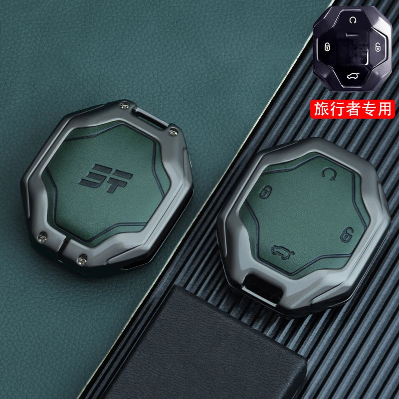 Smart Fob Key Case with Buckle for Jetour T2 / Traveller (2023–2024)