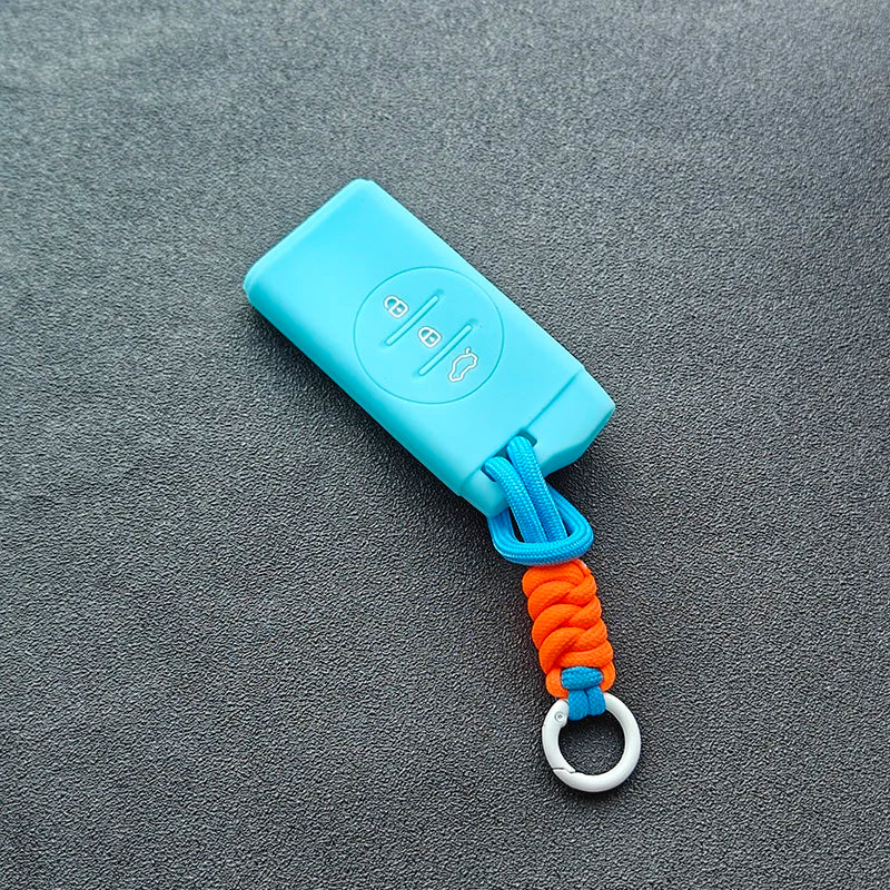 Silicone Key Cover for Chery Tiggo, Arrizo, EQ7, Exeed – Soft Rubber Case + Keychain