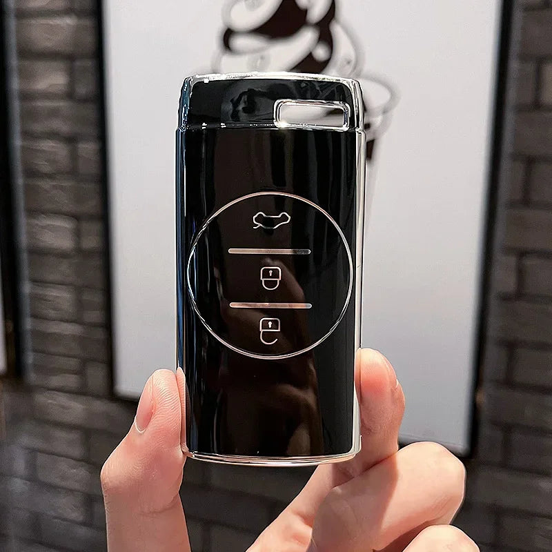 TPU 3-Button Remote Key Case Cover for Chery EXEED & Tiggo Series