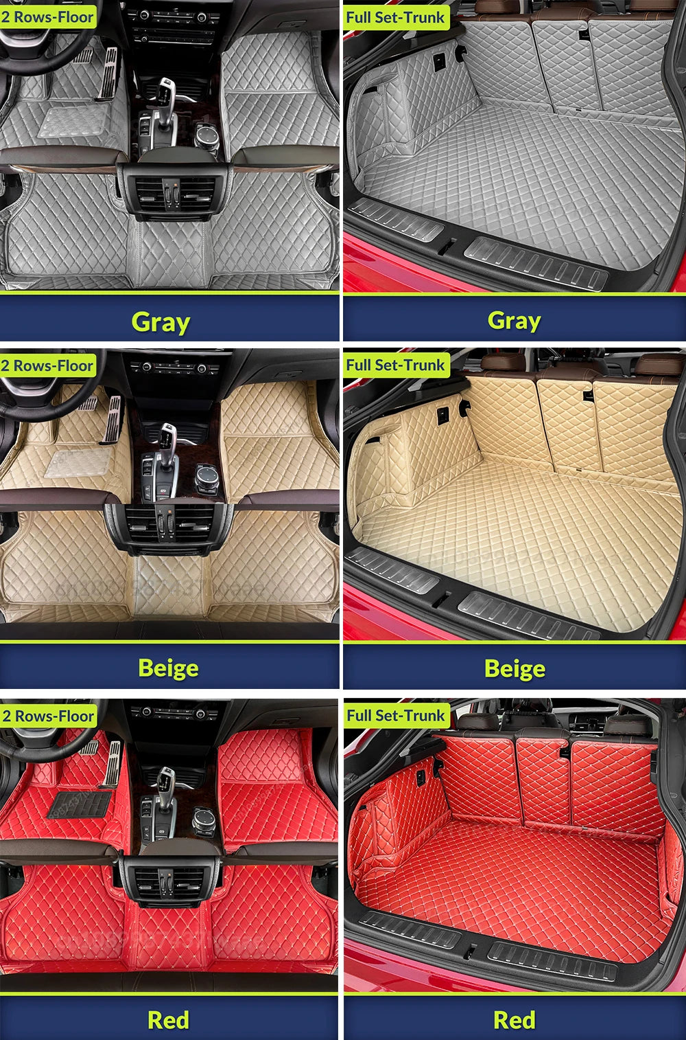 Luxury Floor & Trunk Mats for Chery Omoda 5 (2022–2024)