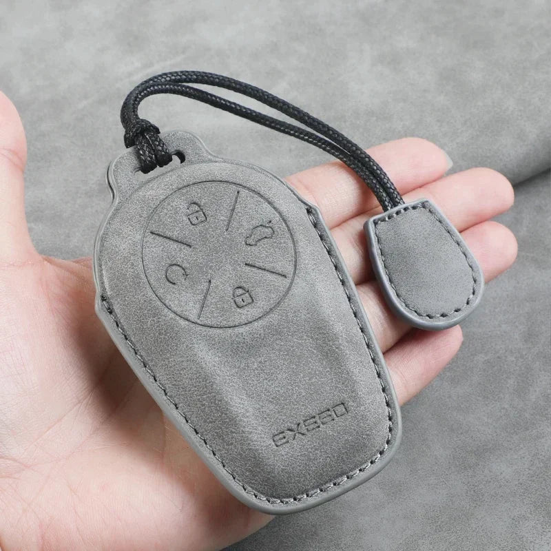 Leather Key Case for Chery EXEED – Stylish Car Fob Cover