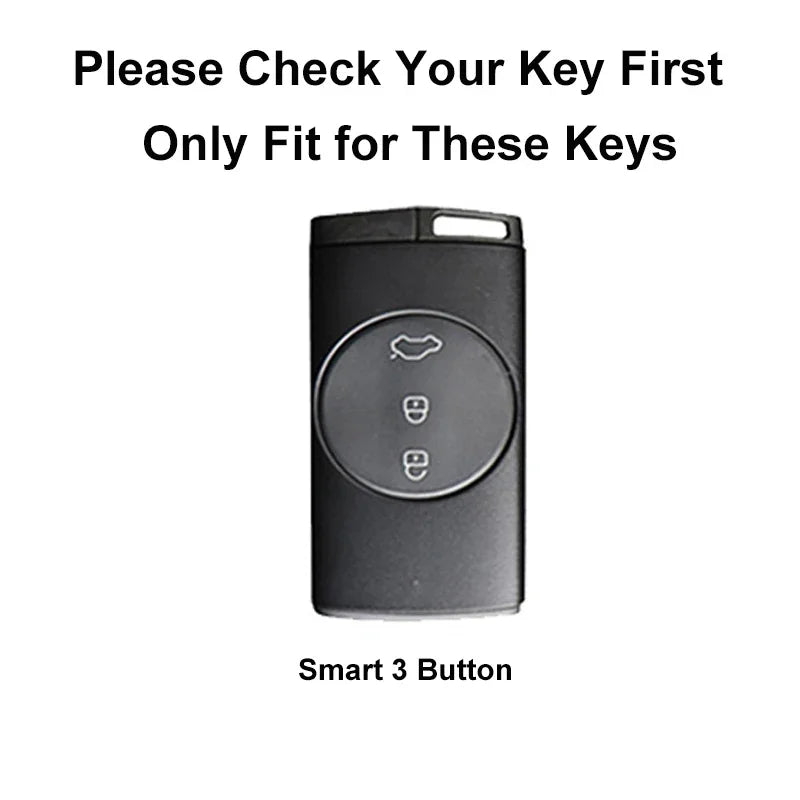 TPU 3-Button Remote Key Case Cover for Chery EXEED & Tiggo Series