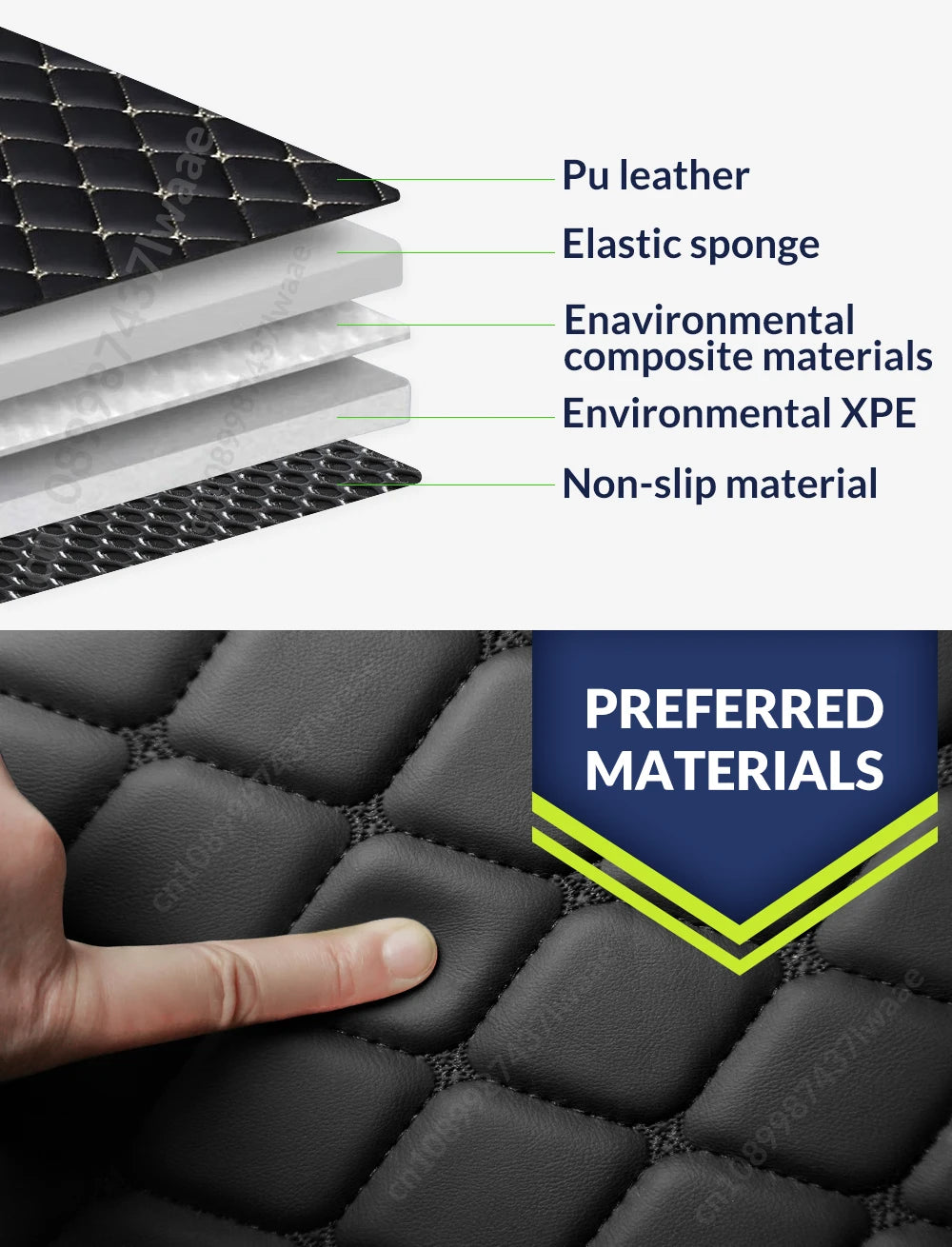 Luxury Floor & Trunk Mats for Chery Omoda 5 (2022–2024)