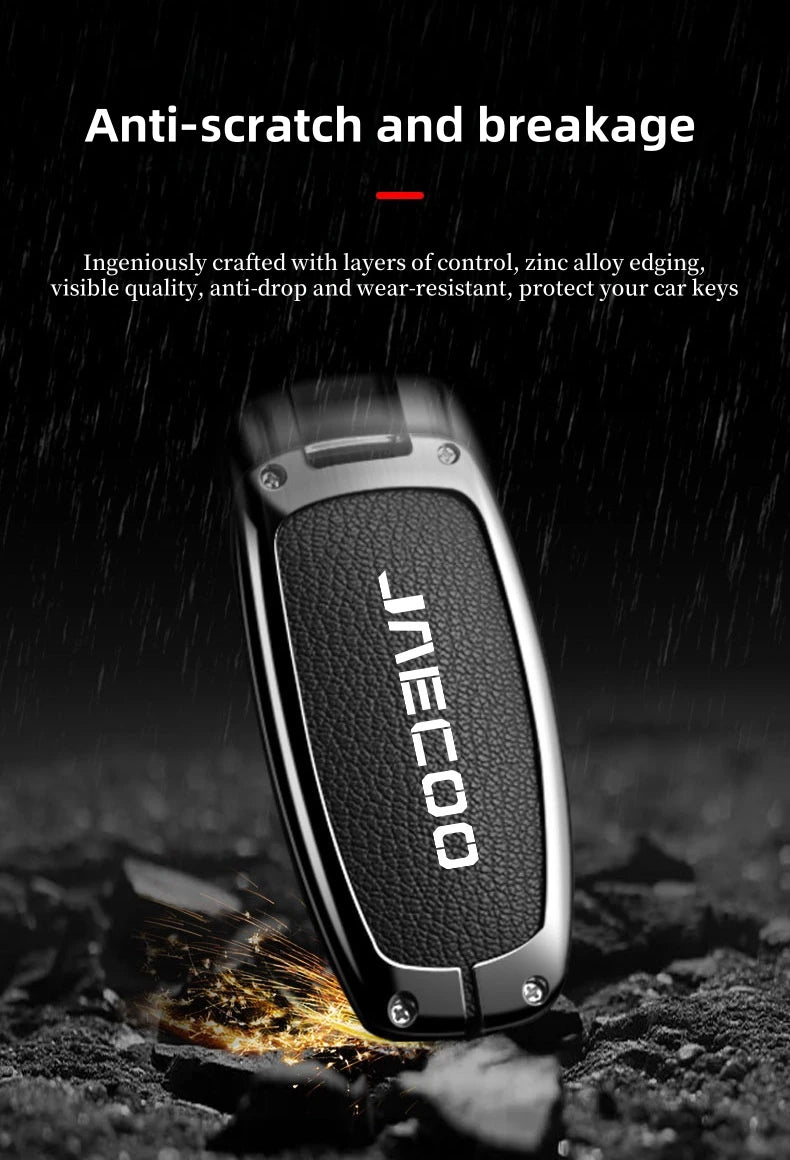 Galvanized Alloy Key Case for Omoda JAECOO J6, J7, J8, Phev 2023-2025