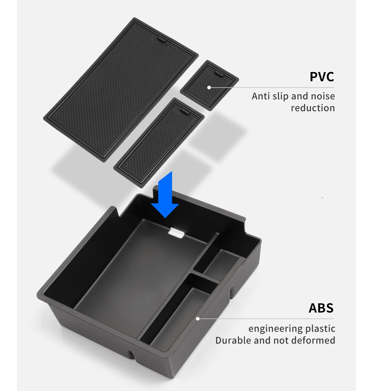 Center Console Armrest Storage Box for Chery OMODA 5 (2023–2024)