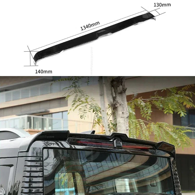 Chery Jetour Traveller T2 2023-2024 Glossy Black ABS Tail Wing Spoiler