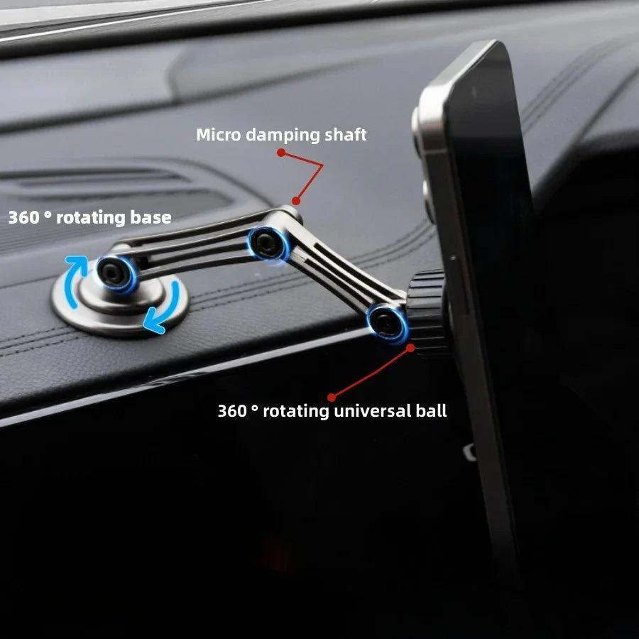 Magnetic 360° Foldable Car Phone Stand
