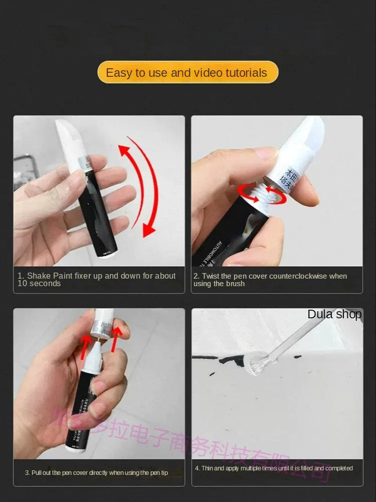 Touch-Up Paint Pen for BYD Dolphin / ATTO 2 – White & Grey (12ml)