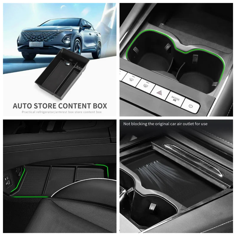 Central Control Armrest Storage Box for Chery Omoda C5 EV 2024–2025 (LHD)