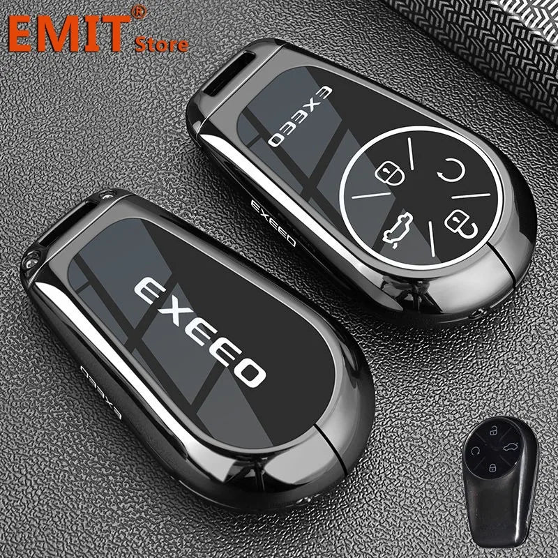 Zinc Alloy Key Case for Chery EXEED RX TXL VX – Includes Keychain Holder