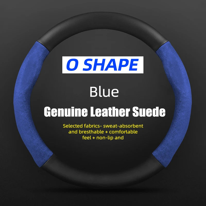38cm Suede Steering Wheel Cover for Chery Jaecoo J7/J8