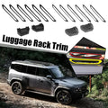 8PCS Carbon Fiber Roof Rack Cover Trim for Chery Jetour T2 2023–2024