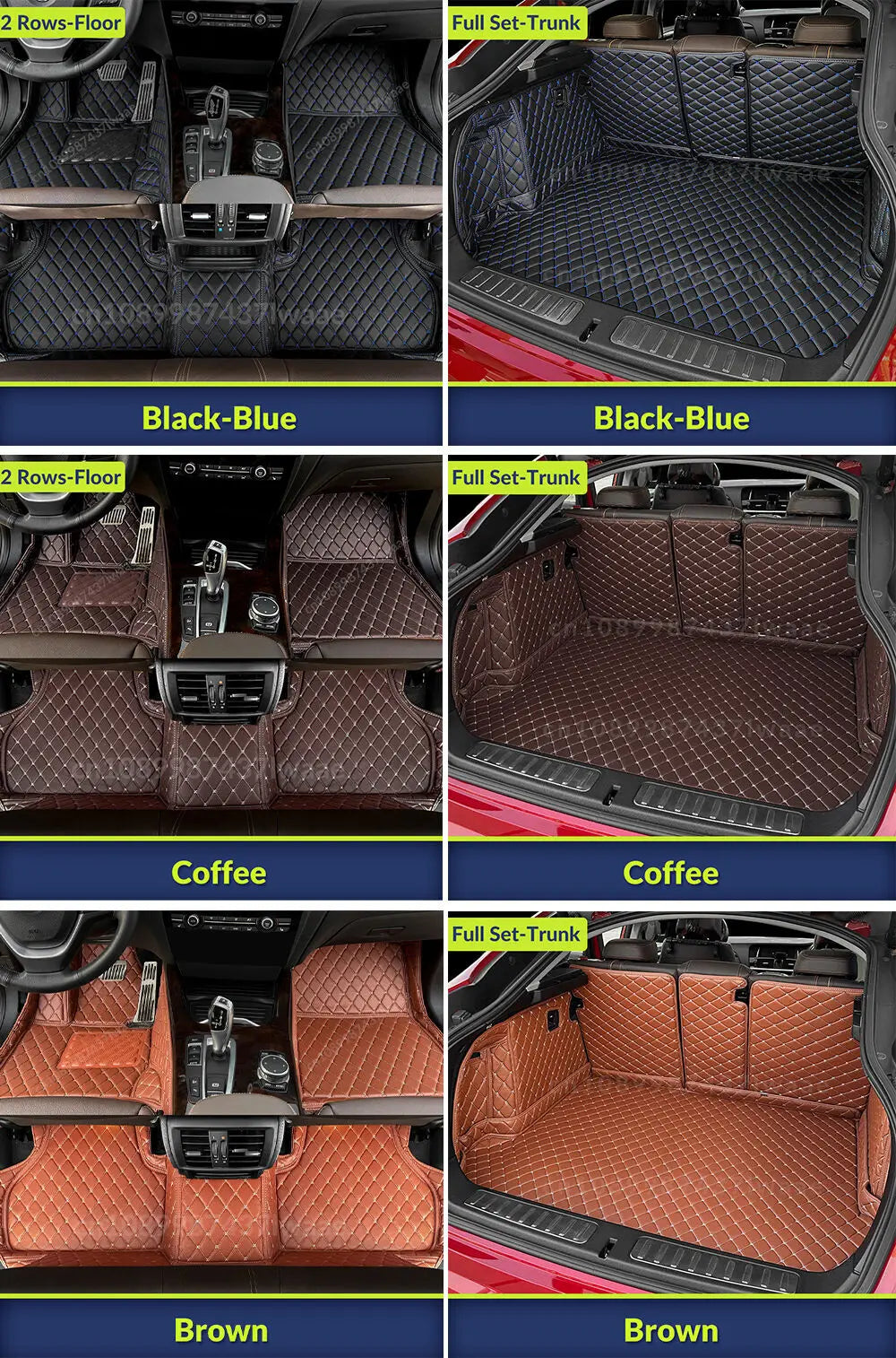 Luxury Floor & Trunk Mats for Chery Omoda 5 (2022–2024)