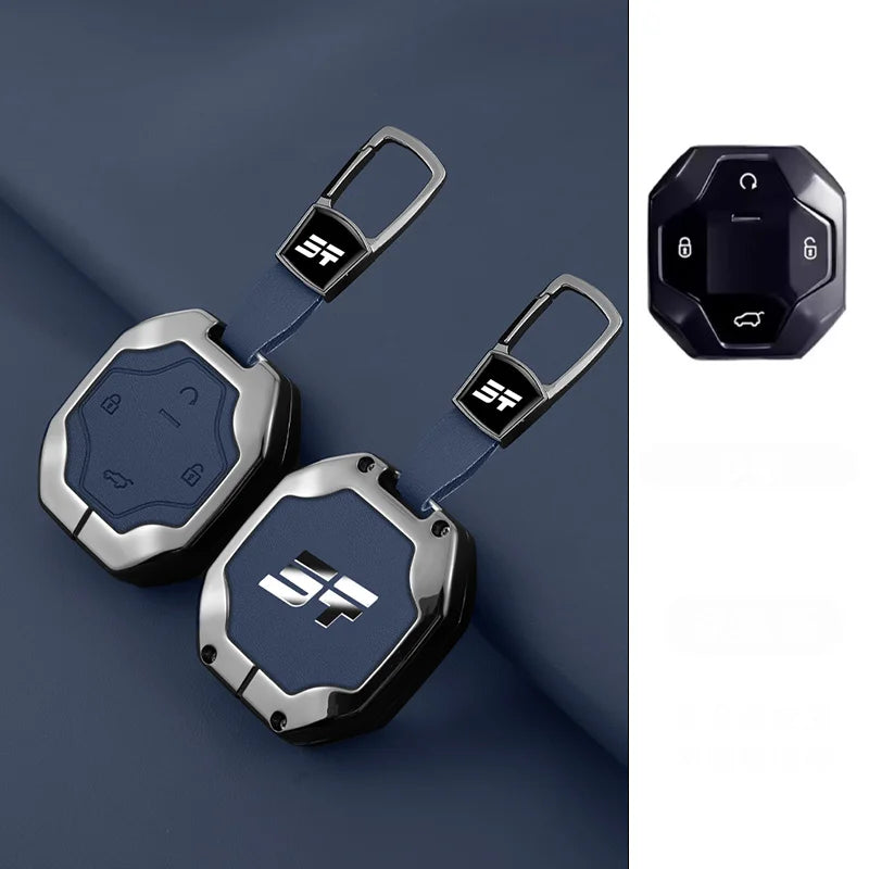 Zinc Alloy Leather Keychain for Chery Jetour T2 / Traveller