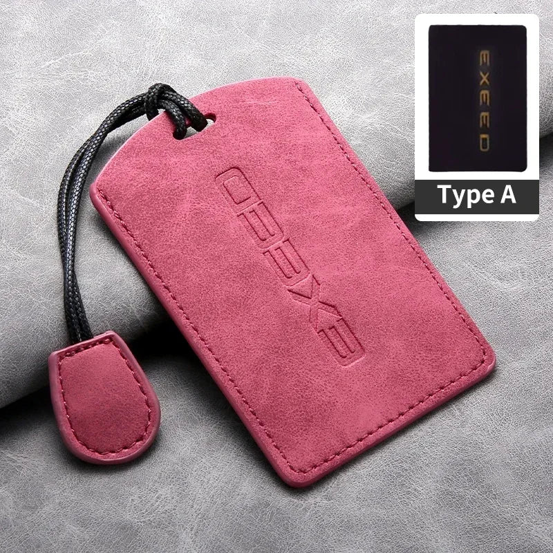 Leather Key Case for Chery EXEED – Stylish Car Fob Cover