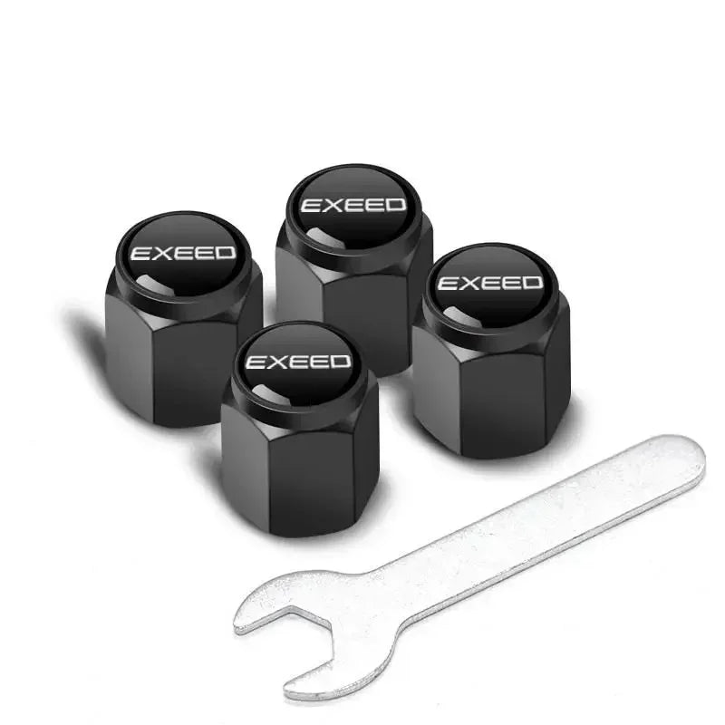 Tire Valve Caps for Chery EXEED TXL/LX/VX – 4pcs Metal Set