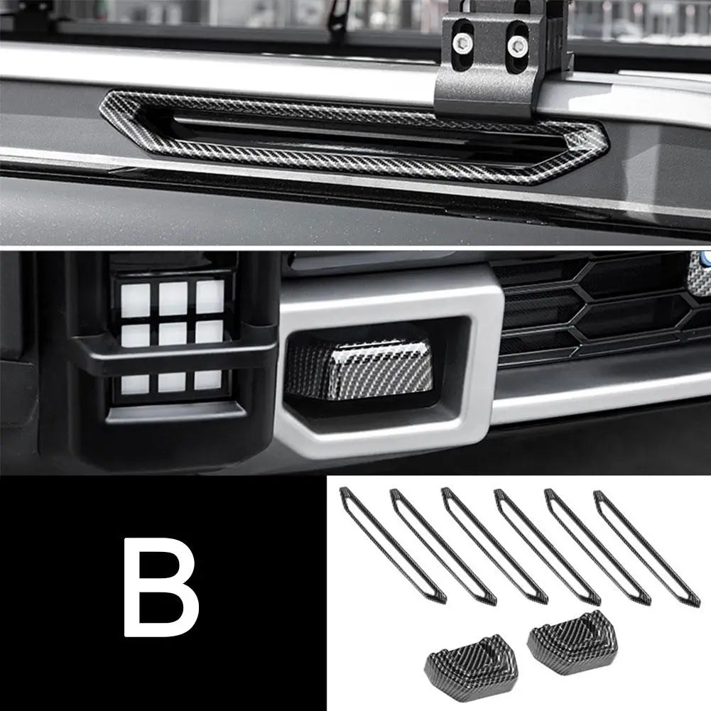 Carbon Fiber Roof Rack Trim for Chery Jetour Traveller T2 (2023–2024)