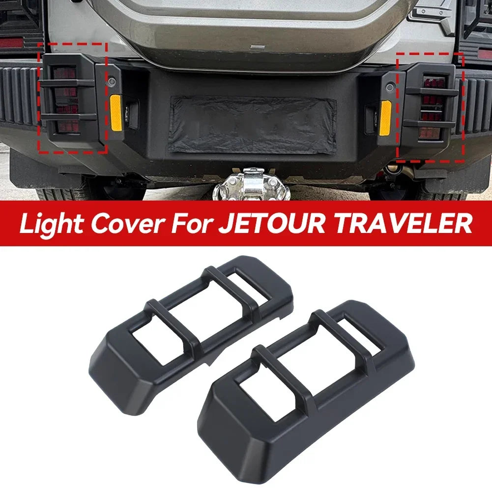Chery Jetour T2 2023-2024 Headlight & Taillight Trim Covers – 2PCS ABS