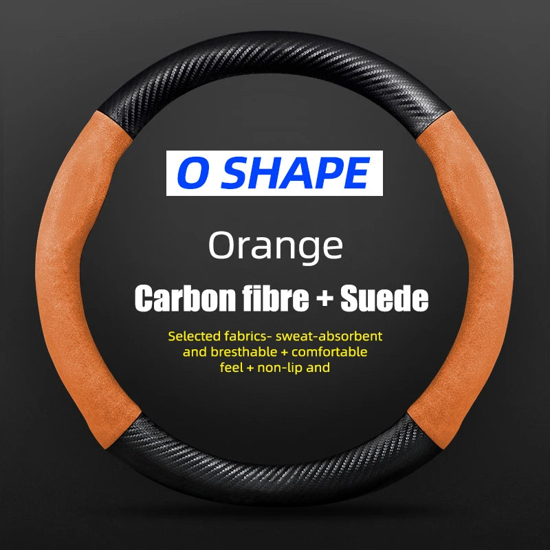 38cm Suede Steering Wheel Cover for Chery Jaecoo J7/J8