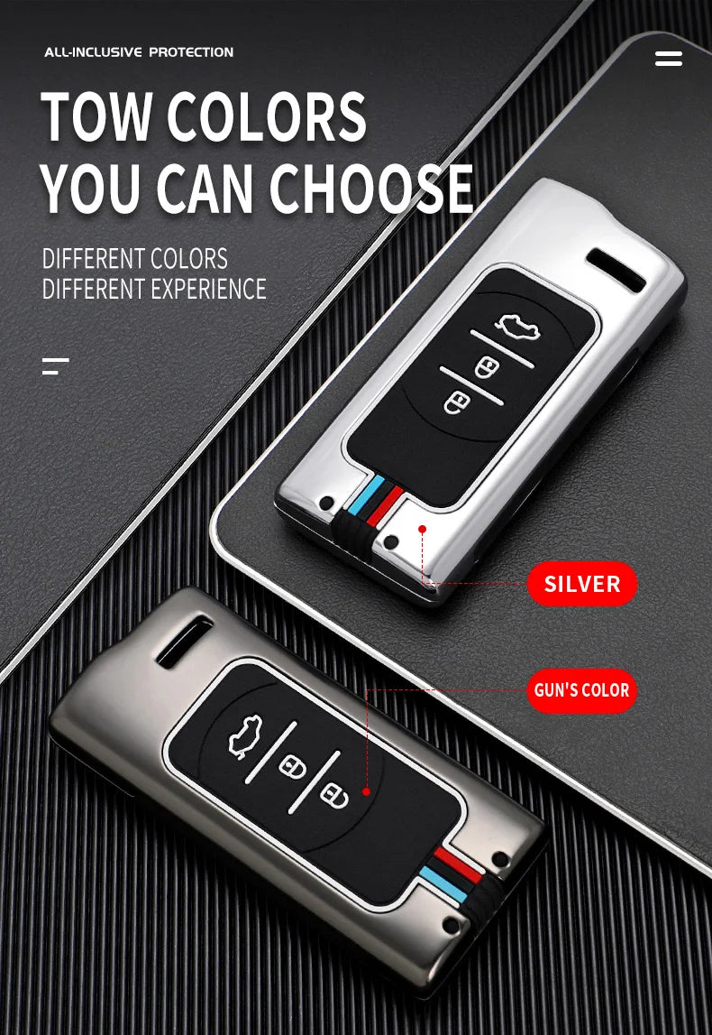 Zinc Alloy Remote Key Case Cover for Chery Tiggo & Arrizo Models