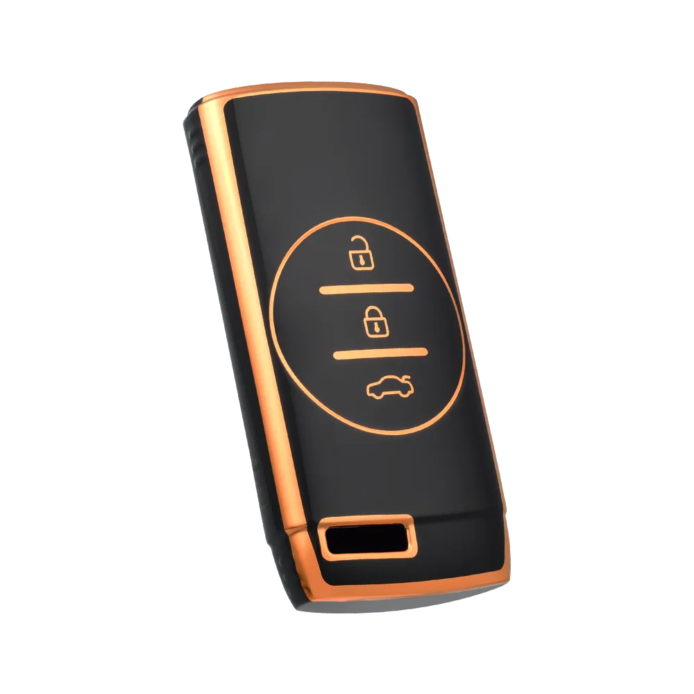 TPU Car Key Cover for Chery Tiggo, Arrizo & Exeed – Key Ring Holder Included