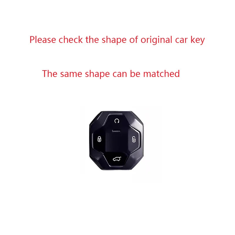 Zinc Alloy Goatskin Key Case for Jetour T2 / Traveller (2023–2024)
