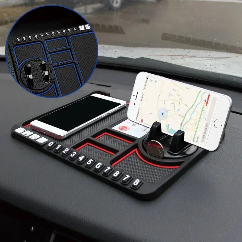 Car Anti-Slip Dashboard Mat & Phone Holder
