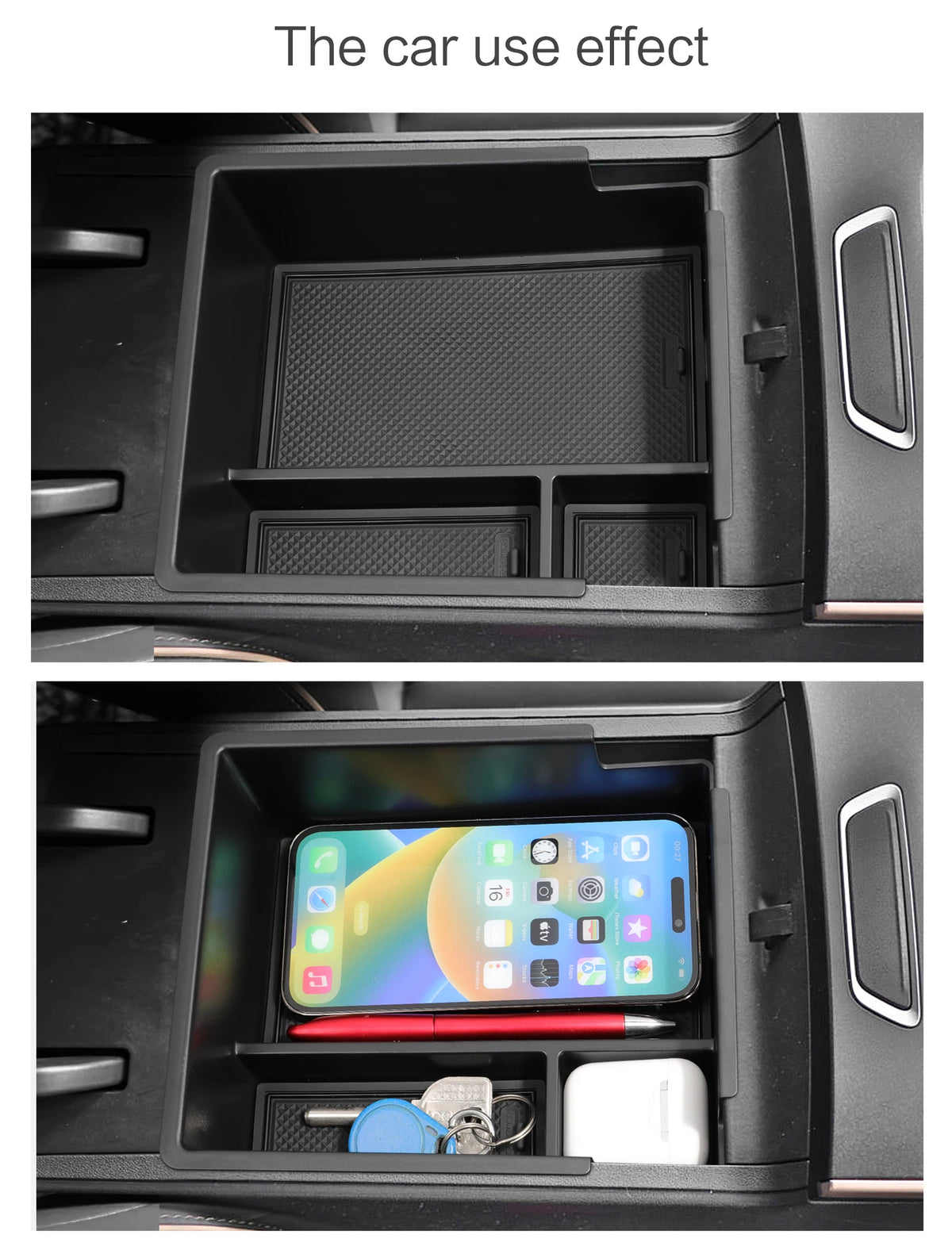 Armrest Console Organizer Tray for Chery OMODA 5 / C5 / E5 / T34 / FX (2022–2024)