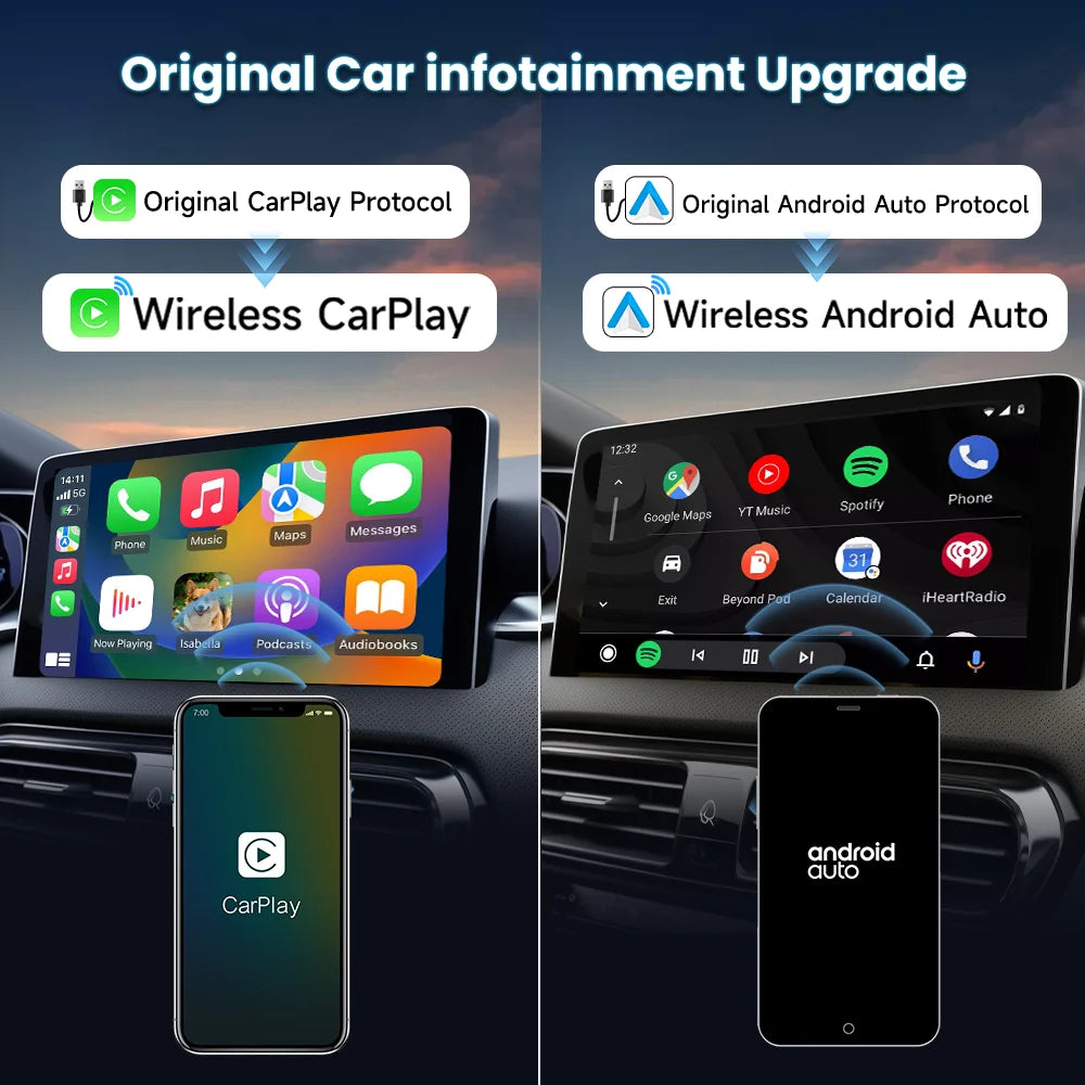 CarlinKit 5.0 Wireless CarPlay & Android Auto Adapter