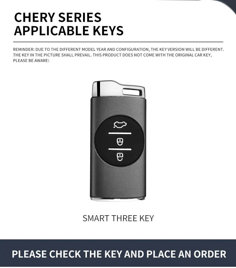 Zinc Alloy Key Cover for Chery Tiggo & Exeed