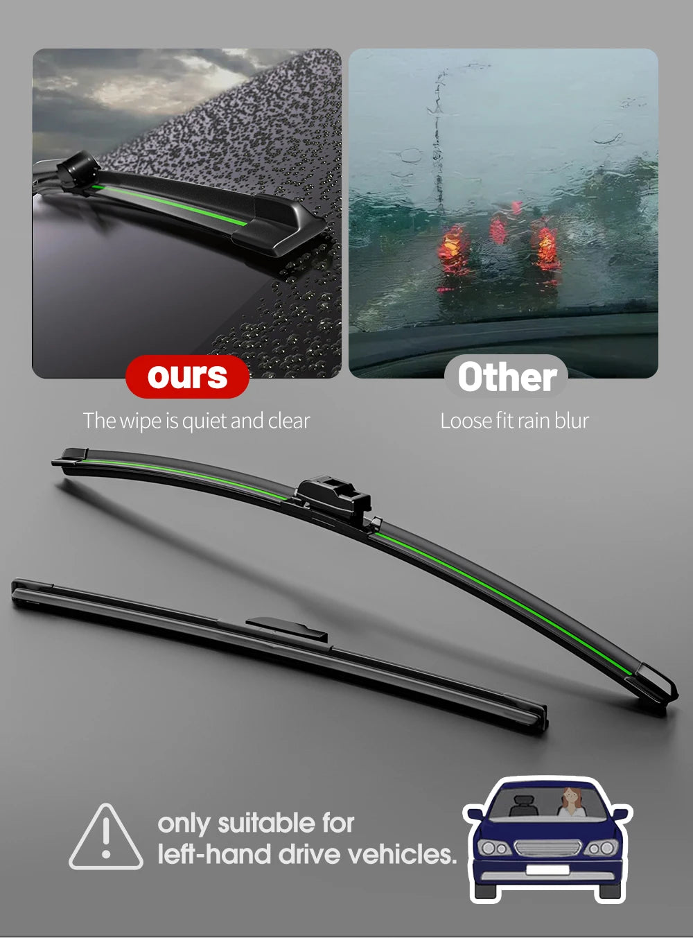 BYD Dolphin EA1 Wiper Blades (2021–2023) – 2PCS