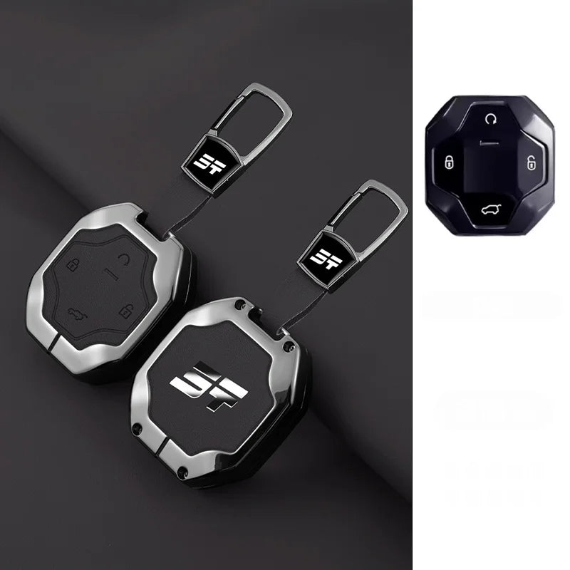 Zinc Alloy Leather Keychain for Chery Jetour T2 / Traveller