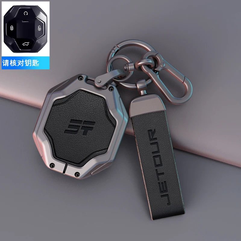Smart Fob Key Case with Buckle for Jetour T2 / Traveller (2023–2024)