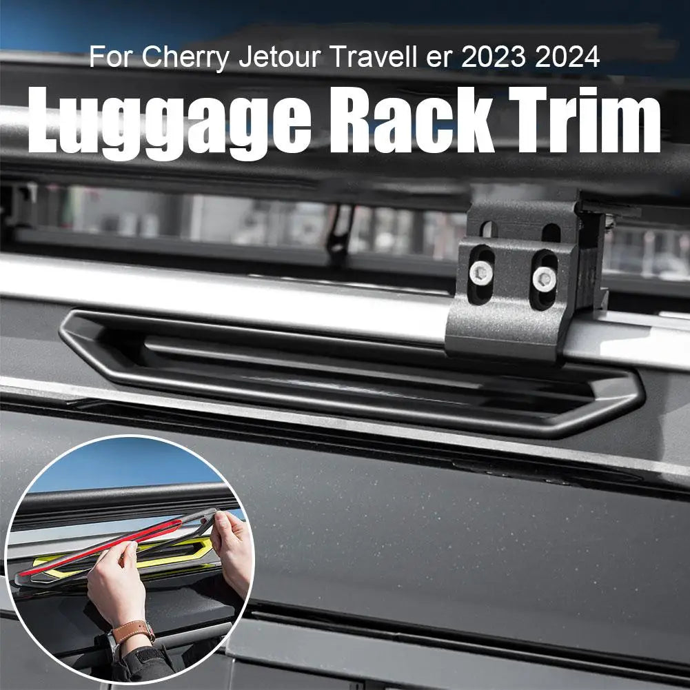 Black Roof Luggage Rack Cover for Chery Jetour T2 2023–2024