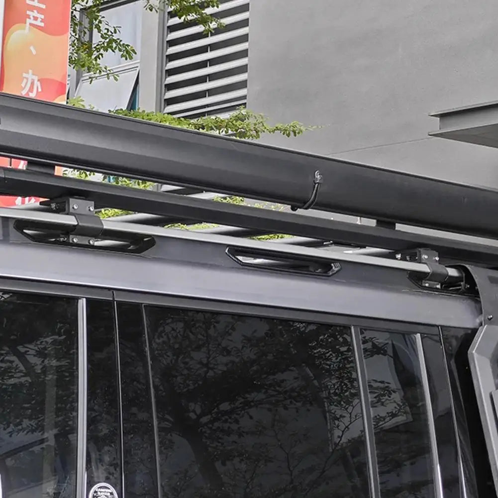 Carbon Fiber Style Roof Luggage Rack Trim for Chery Jetour Traveller T2 2023