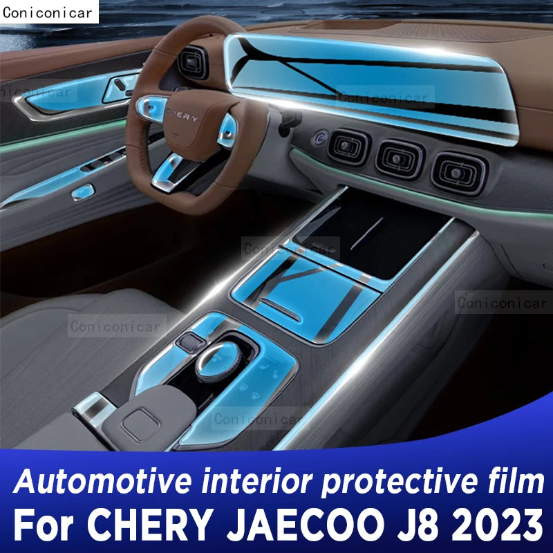 TPU Interior Screen Protective Film for Chery Jaecoo J8 2023–2024