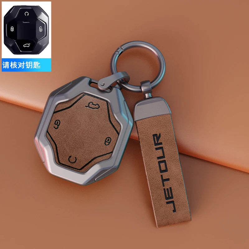 Smart Fob Key Case with Buckle for Jetour T2 / Traveller (2023–2024)